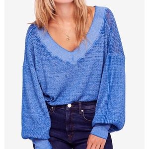 BRAND🆕 Free People Southside Thermal Pullover Top